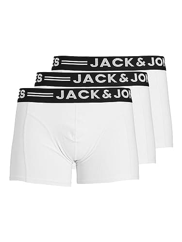 JACK & JONES Boxers Pack de 3 Boxers White m White m